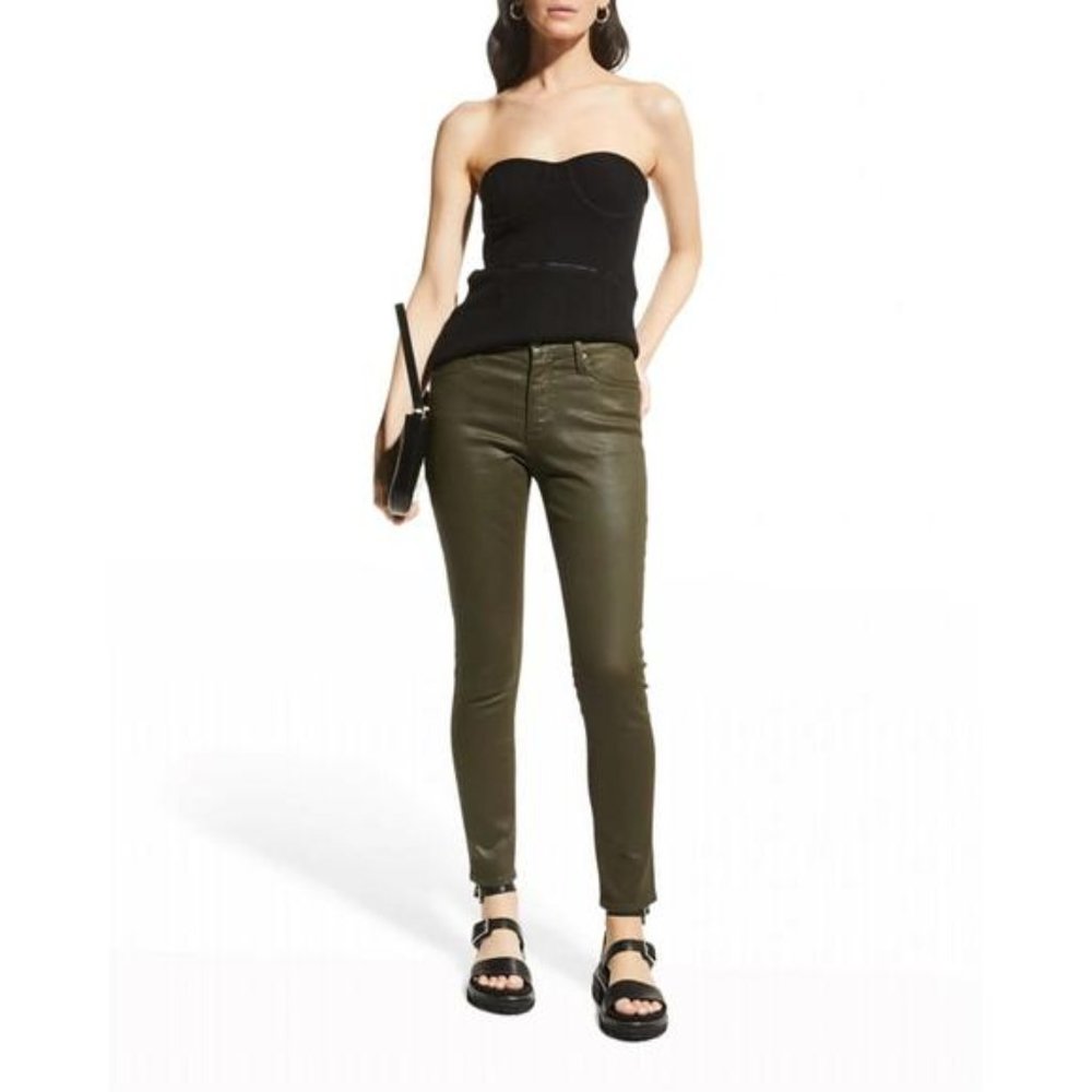 AG Adriano Goldschmied - Farrah Skinny Ankle in Shady Moss